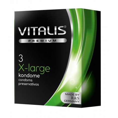 Презервативы увеличенного размера VITALIS PREMIUM x-large - 3 шт.